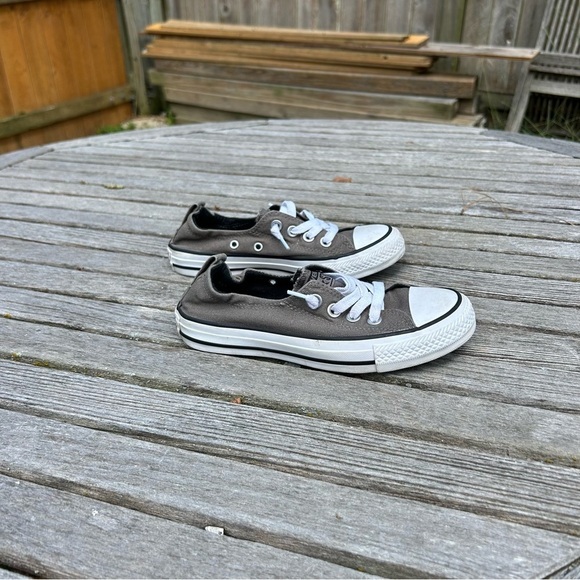 Converse Chuck Taylor Shoreline Shoes‎ Women's 5 grey Slip On Sneaker Low Top - Picture 1 of 8